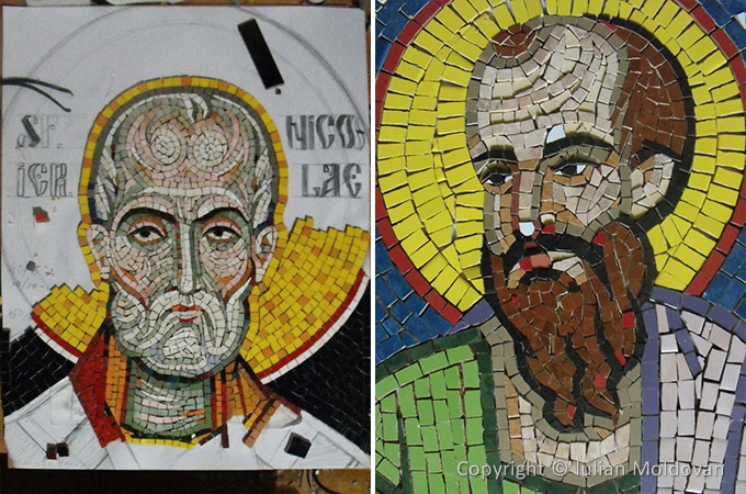 Literary arts progeny Round Mozaic religios - Iulian Moldovan