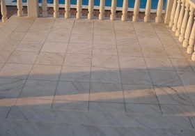 Slefuire terasa din marmura alba de Ruschita 24