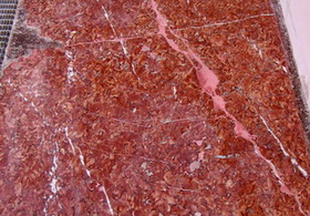 Reconditionare terase din marmura rosie de moneasa-3